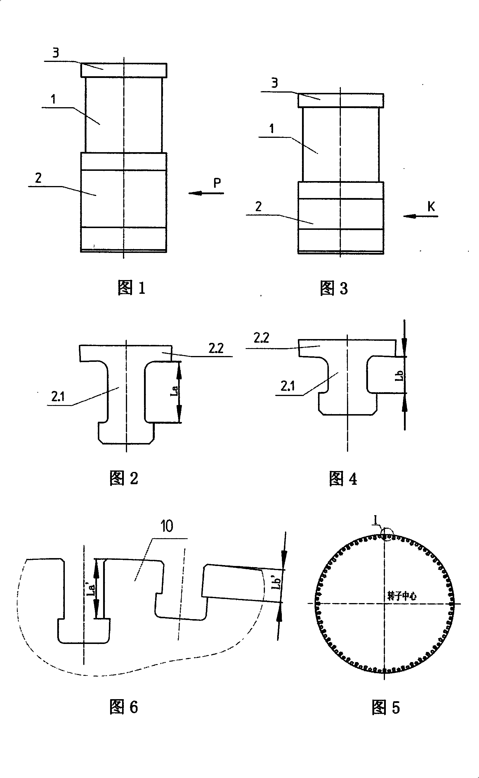 Full level steam turbine short movable vane without frequency modulation