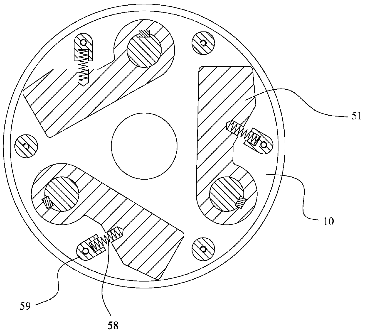 Pipe body cutting device and working method thereof