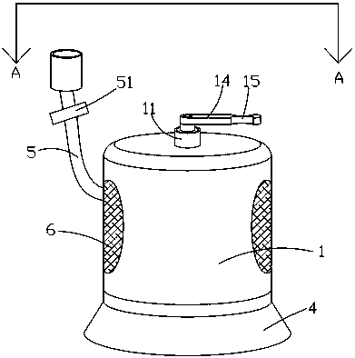 Hand-cranking-type eye cleaning device