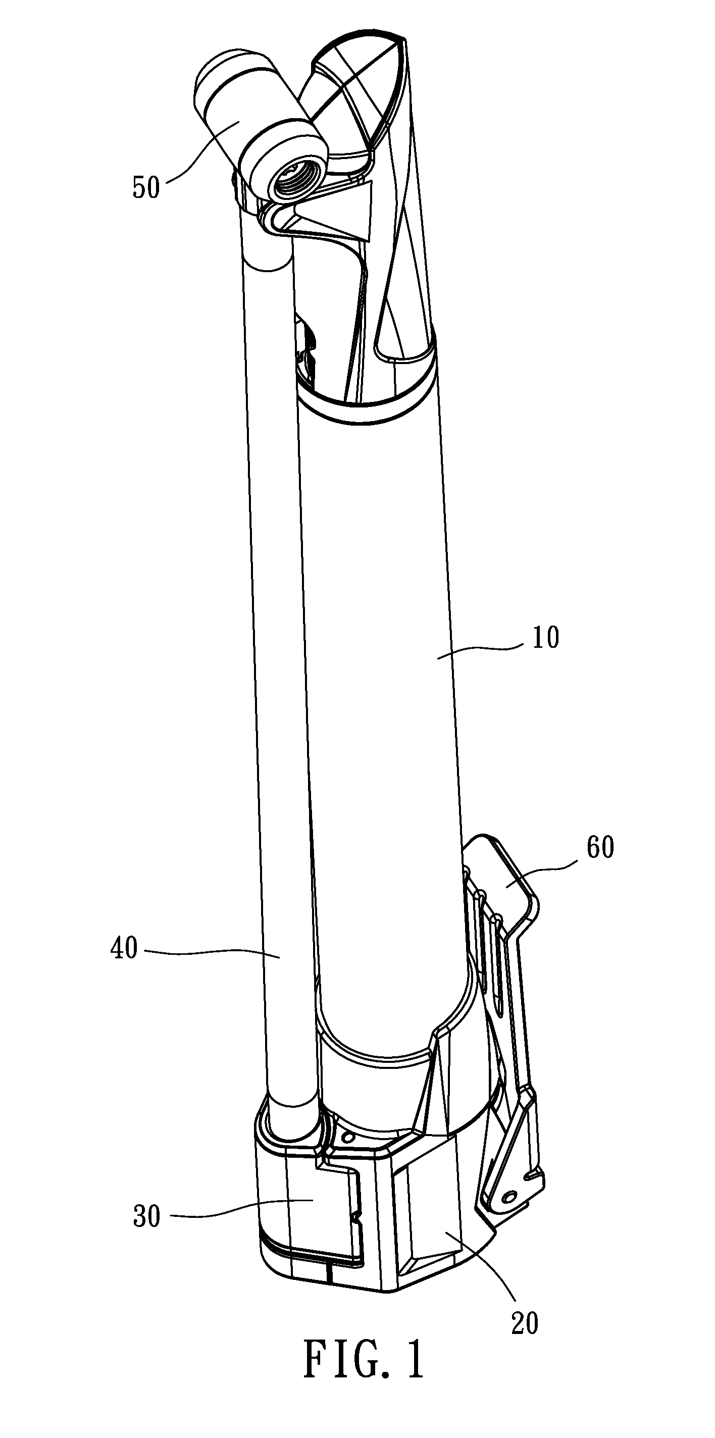 Portable air pump with a hidden pressure gauge
