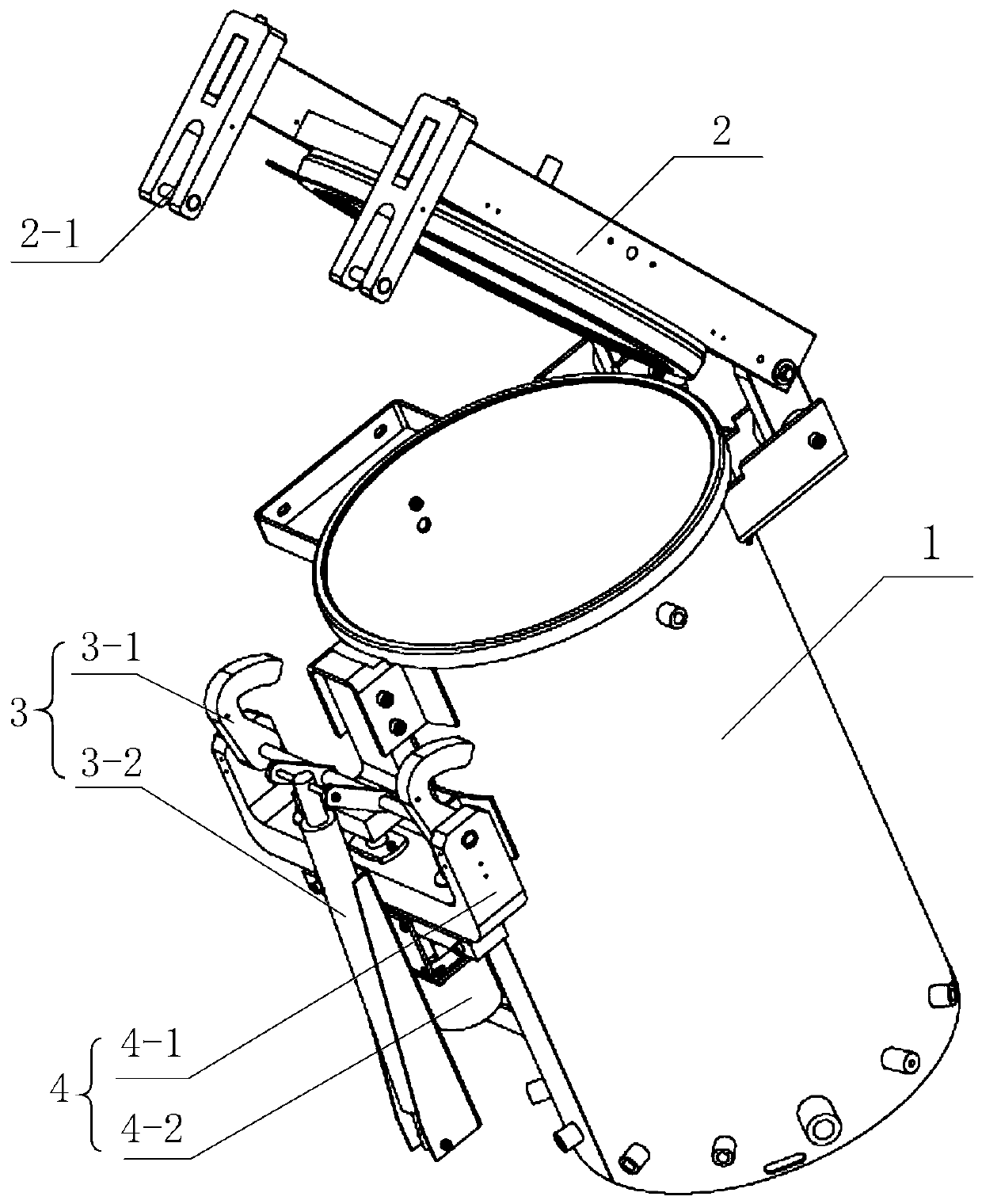 Sealing door automatic locking mechanism for sterilizer and pressure steam sterilizer