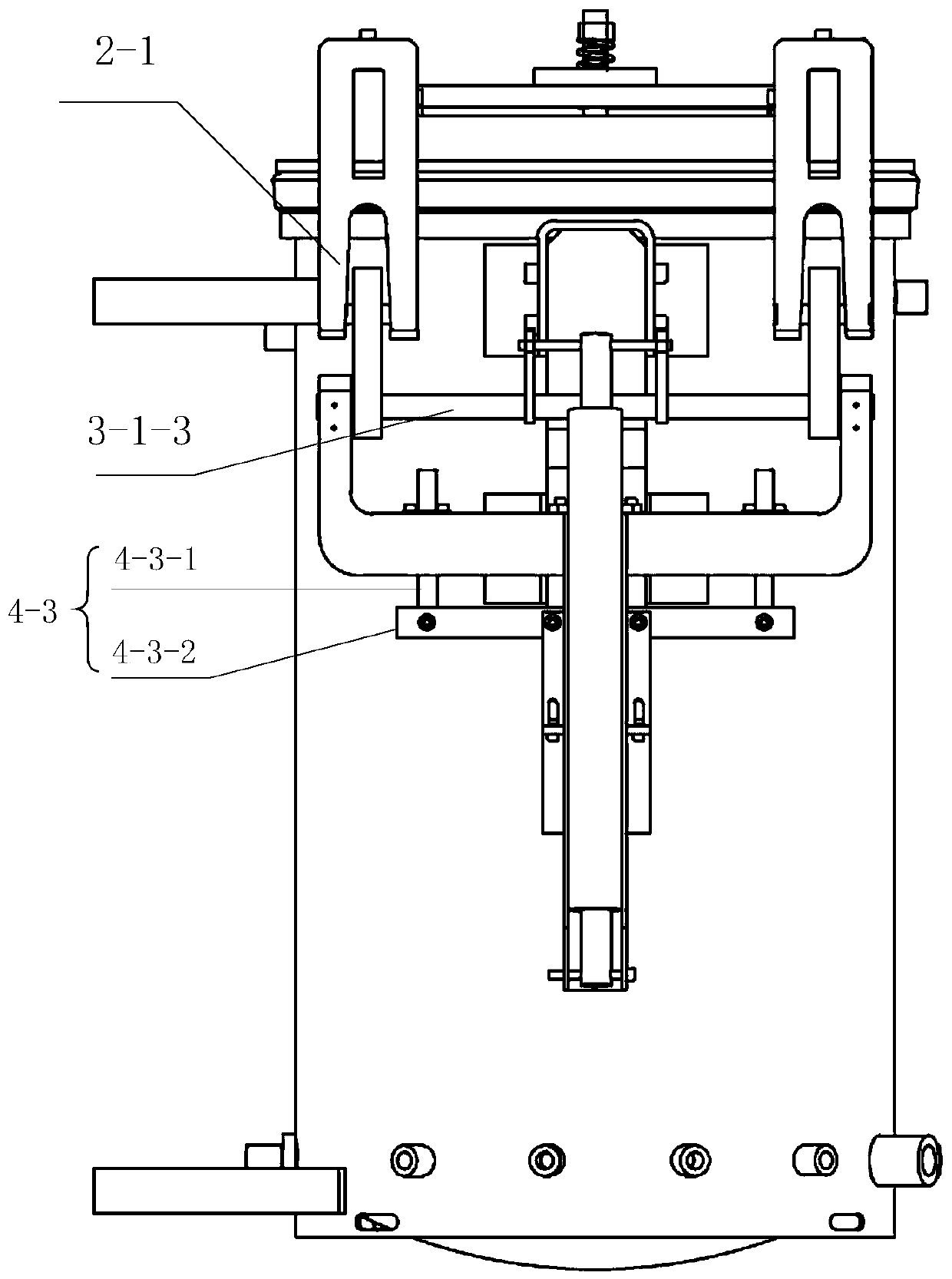 Sealing door automatic locking mechanism for sterilizer and pressure steam sterilizer