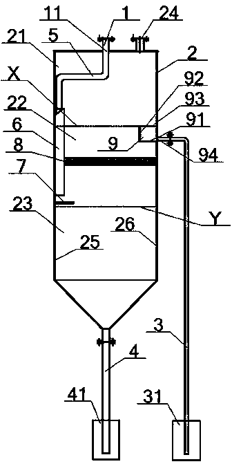 Solvent separating unit used for evaporation and recovery of solvent system and application method thereof