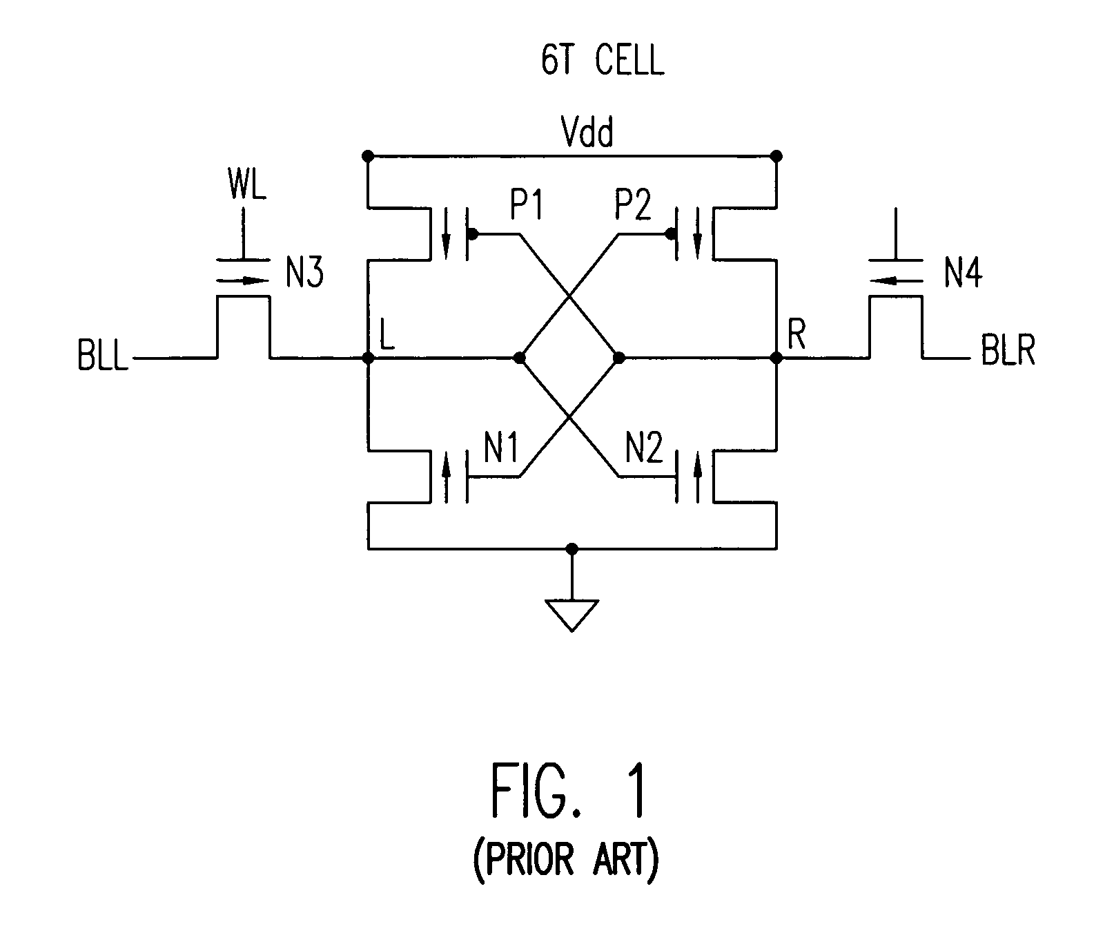 Eight transistor SRAM cell with improved stability requiring only one word line