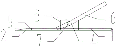 Quick supporting prying device