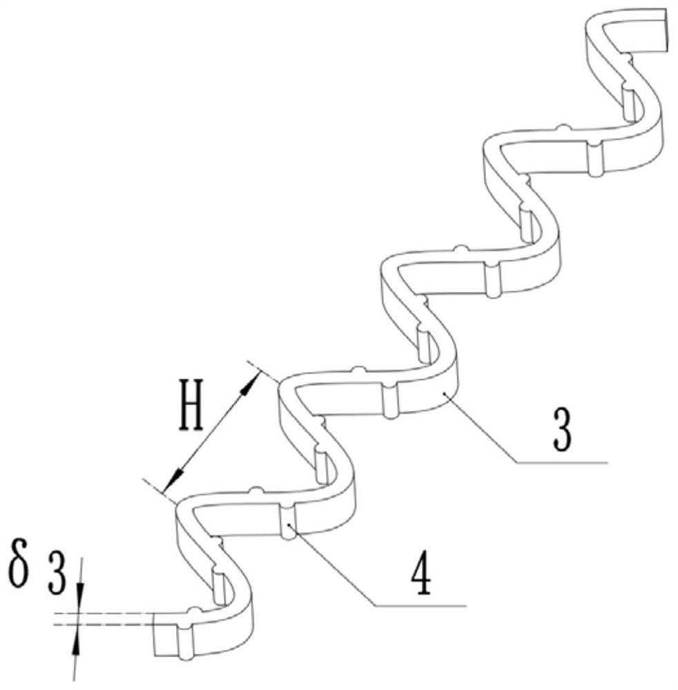 Decorative structure of vertical support