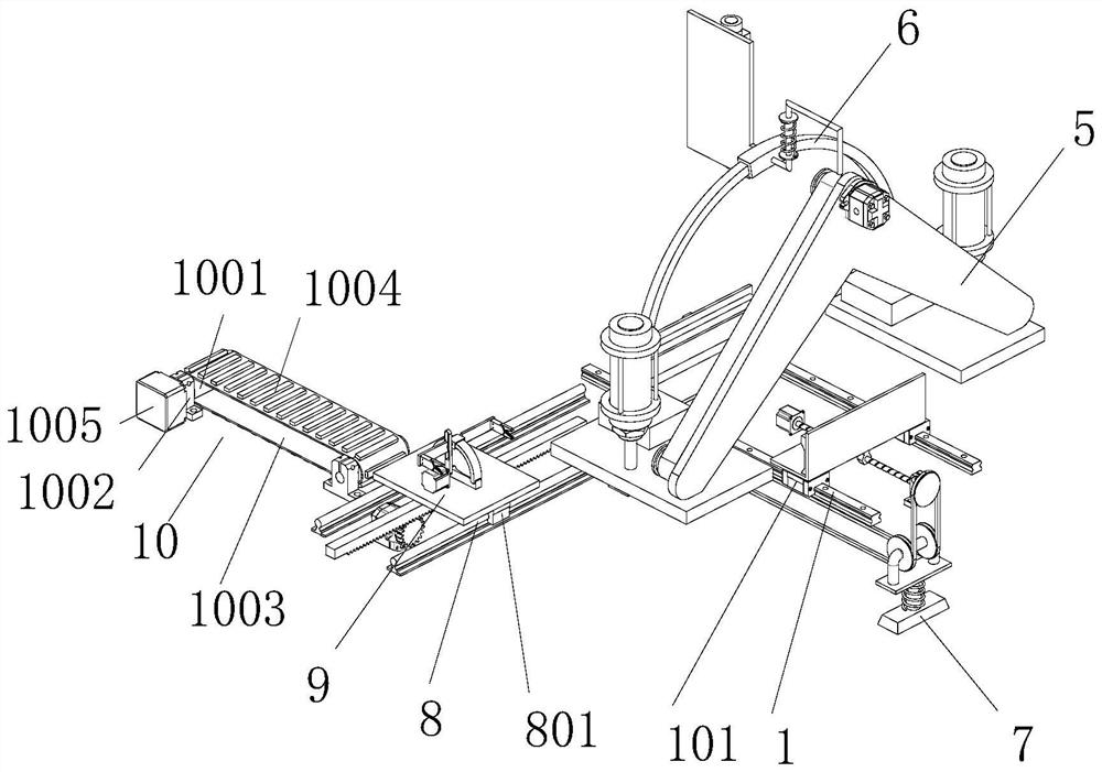 An installation mechanism for internal panel components of a power distribution cabinet