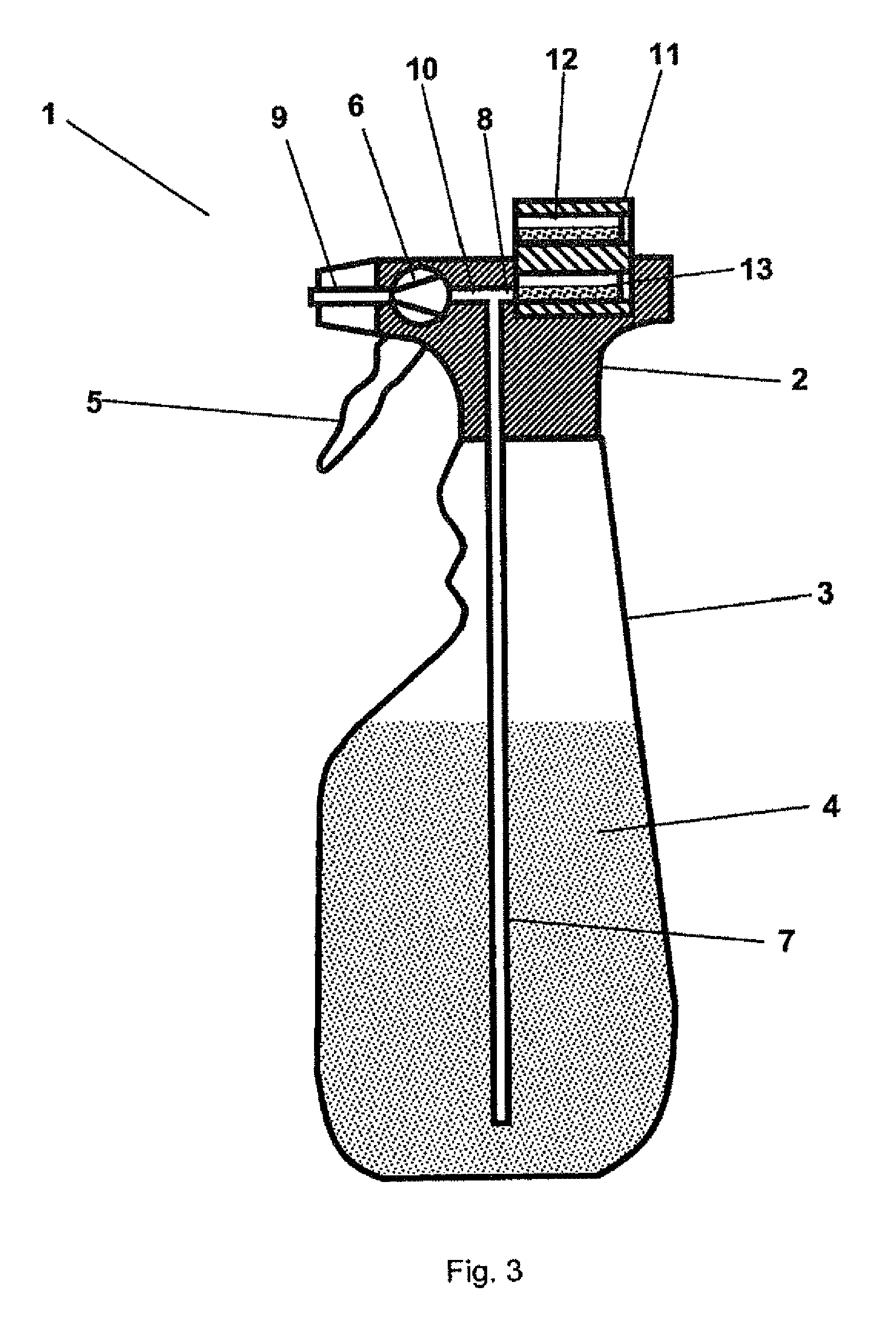 Dispensing device for dispensing a plurality of different preparations