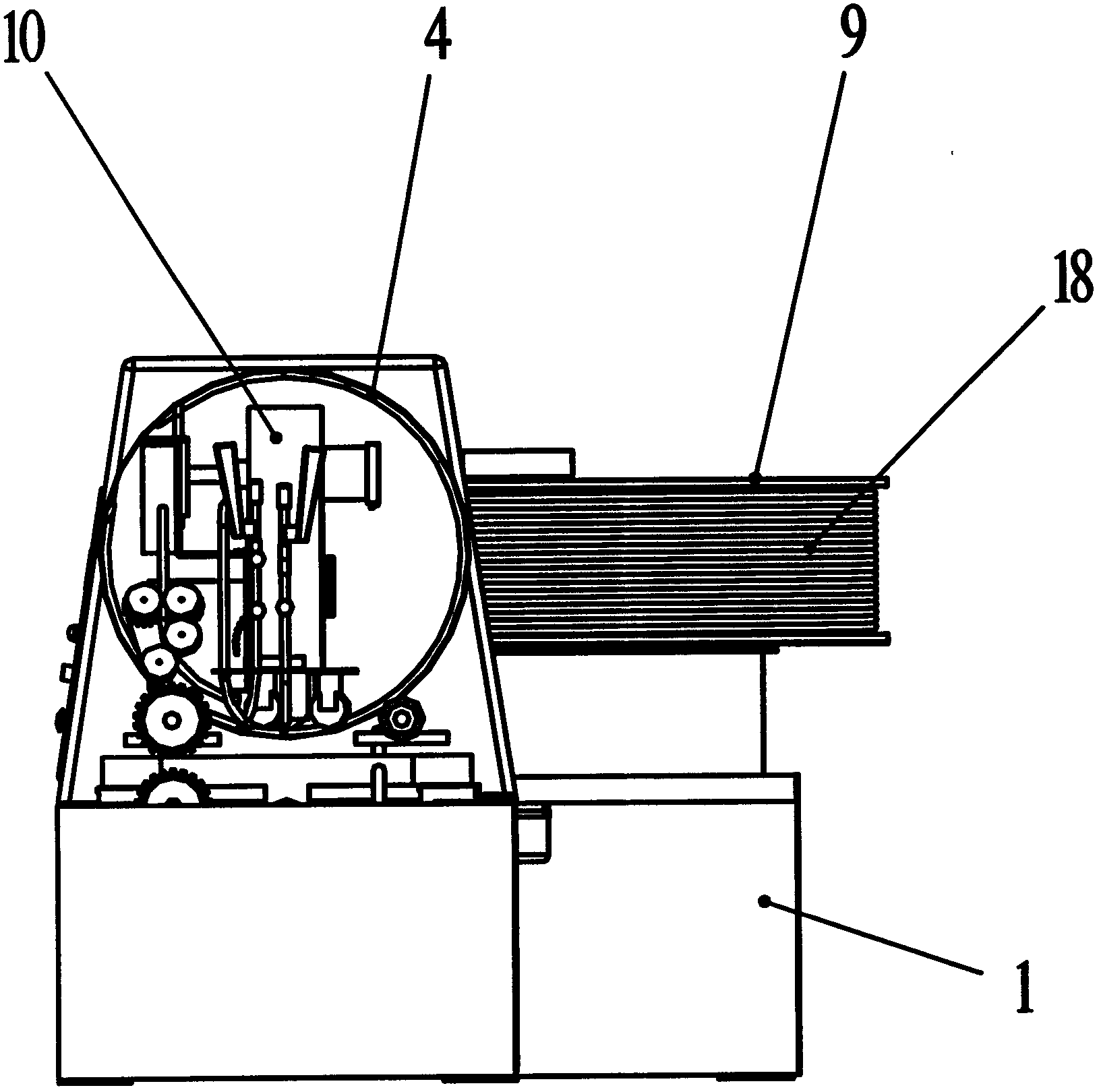 Tin scraping soldering machine