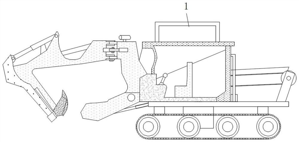 ZWY type mining crawler excavation type loader mud scraping and cleaning device