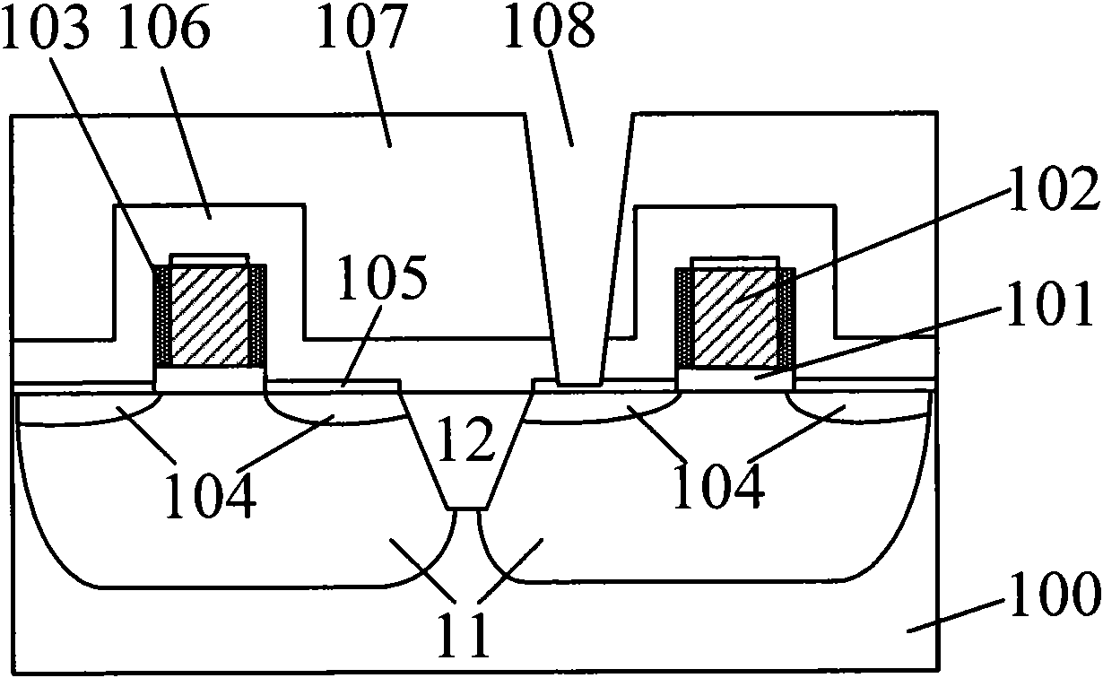 Method for measuring contact hole