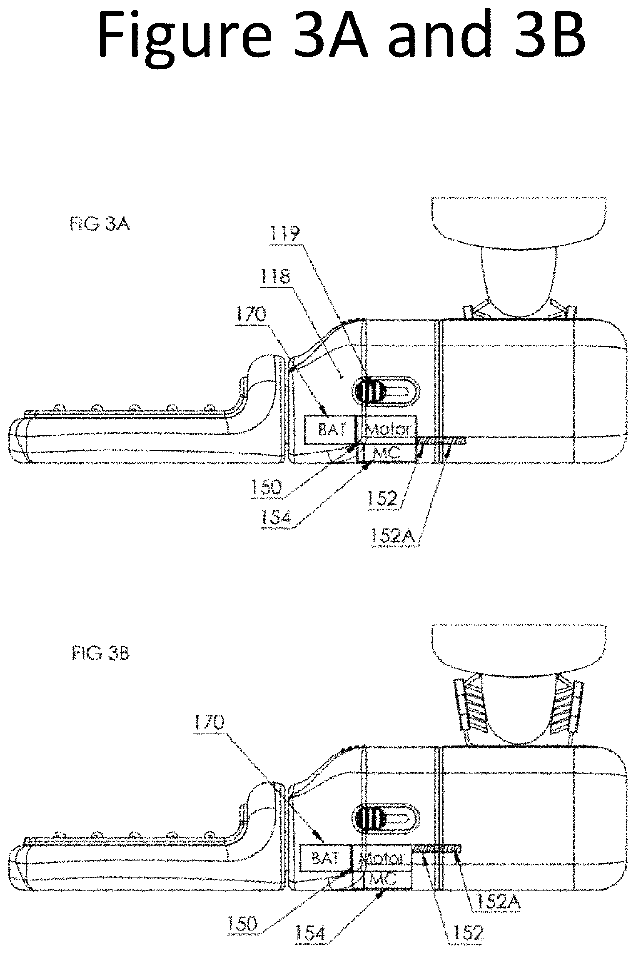 Dual head teeth cleaning appliance