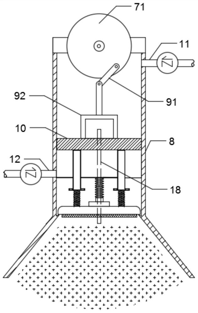 An air gap painting device for furniture