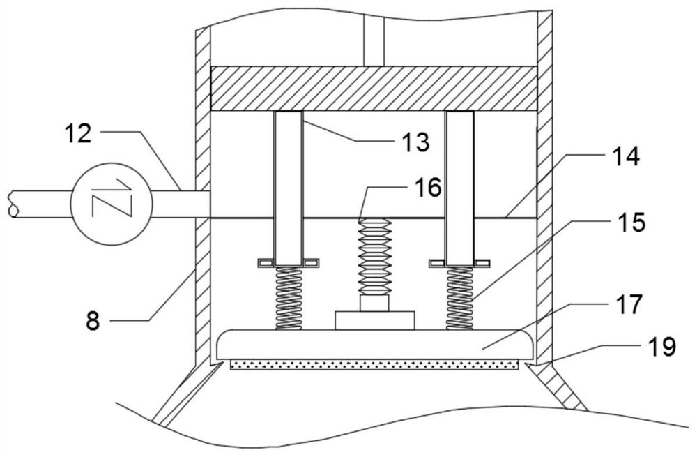 An air gap painting device for furniture