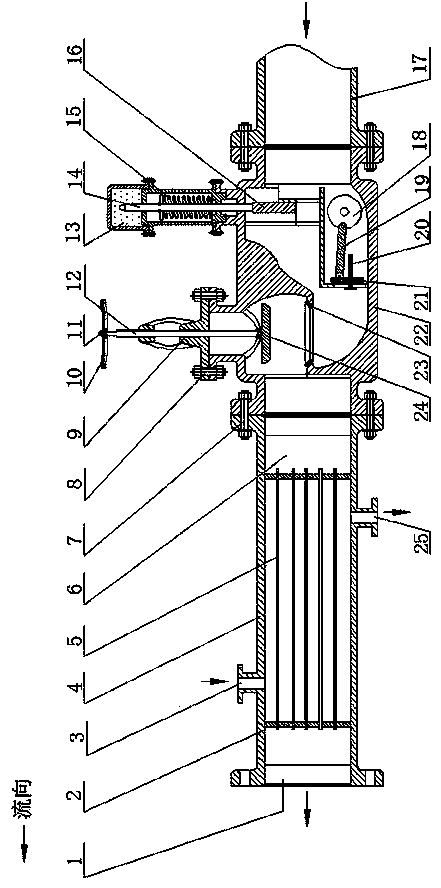 Mechanical heat exchange device with automatic water saving function