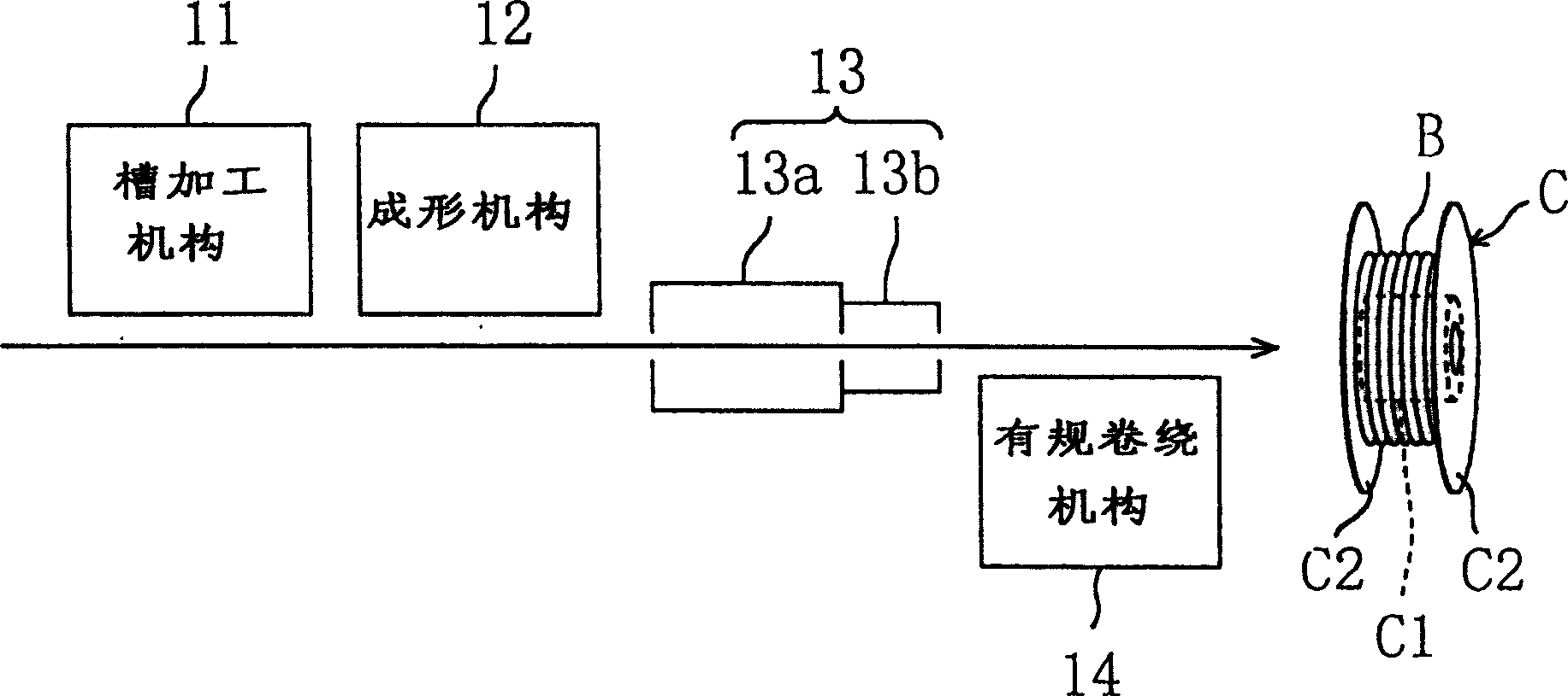 Device and method for manufacturing soft metal tube