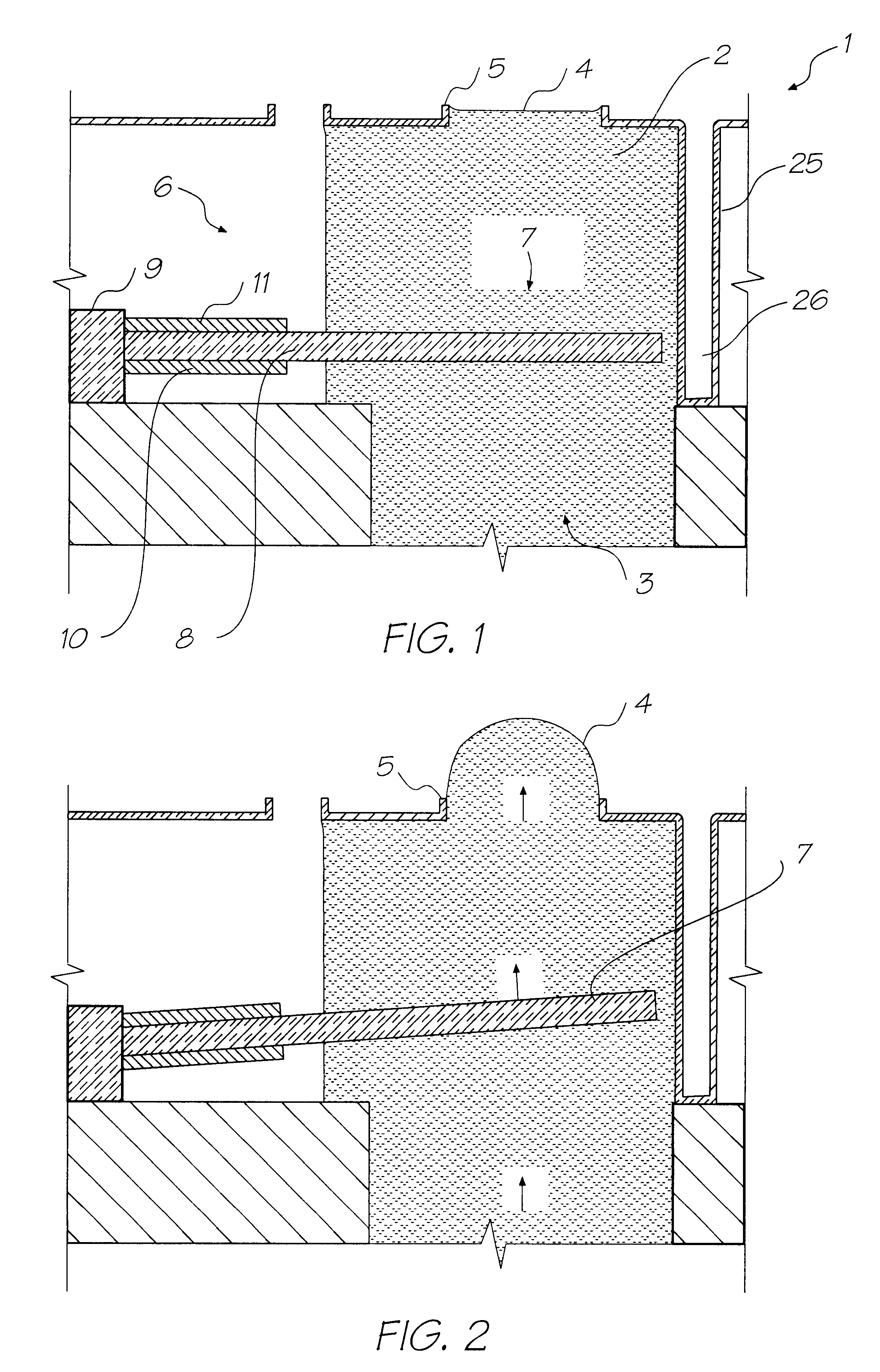 Power distribution arrangement for an injet printhead
