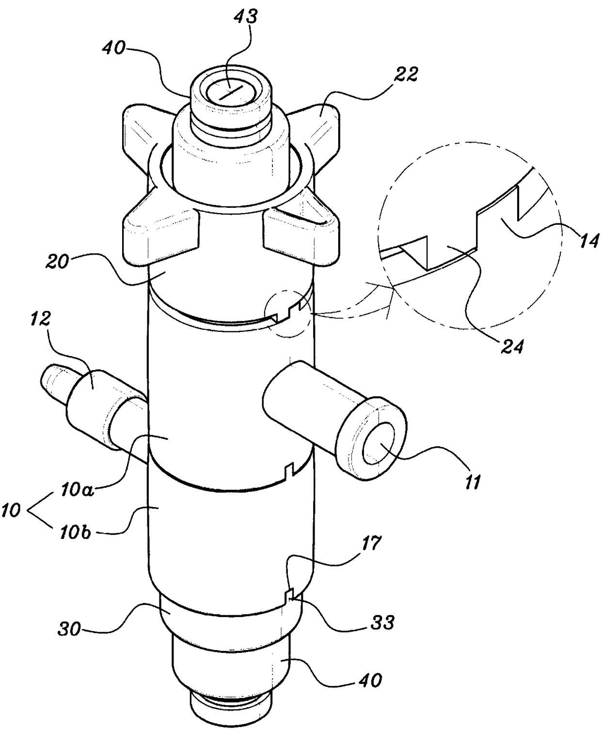 Flowrate regulating device for infusion set