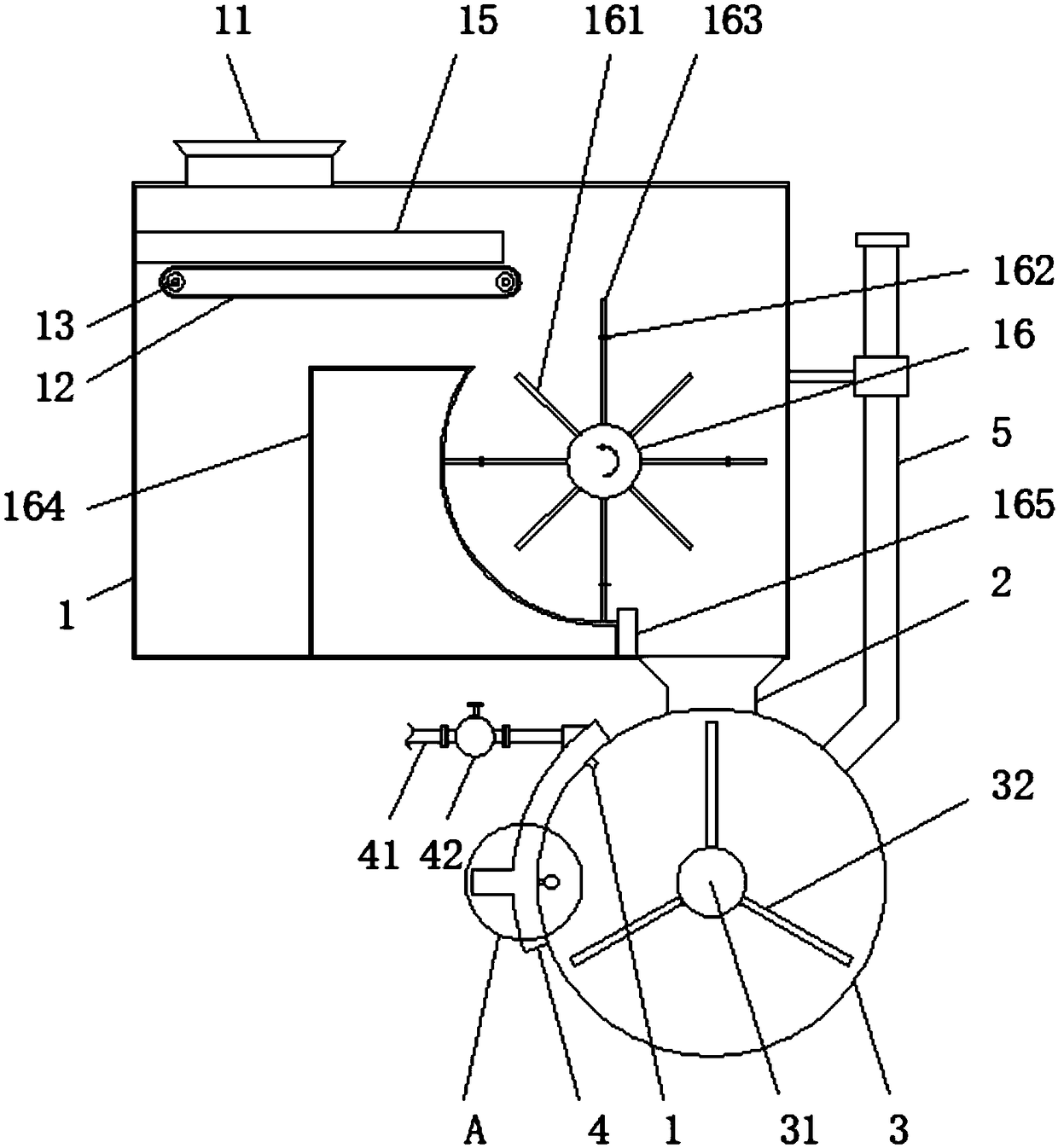 Energy-saving and environment-friendly waste incineration device