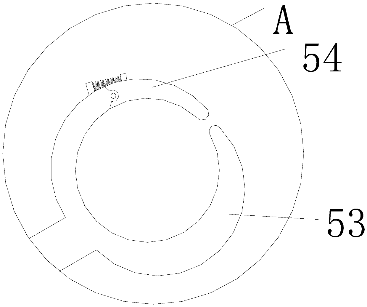 Rod material derusting device for bearing production