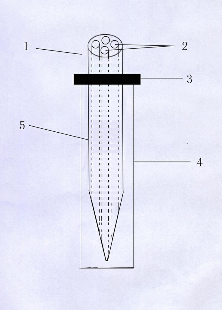Disposable drainage syringe needle