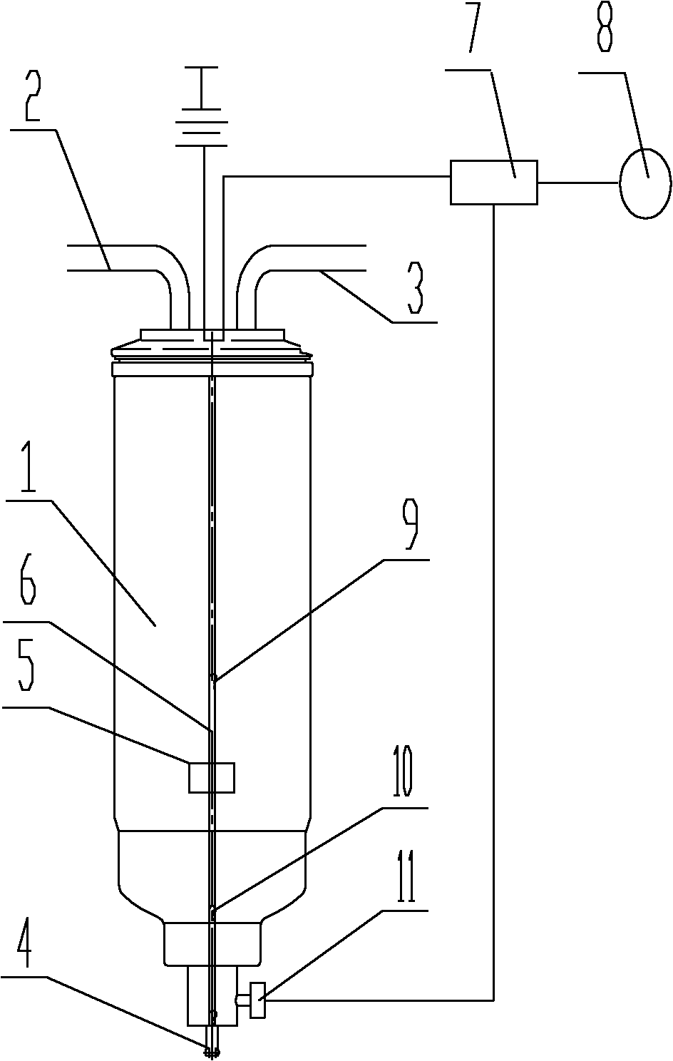 Drainage device, drainage method and oil-water separator for oil-water separation