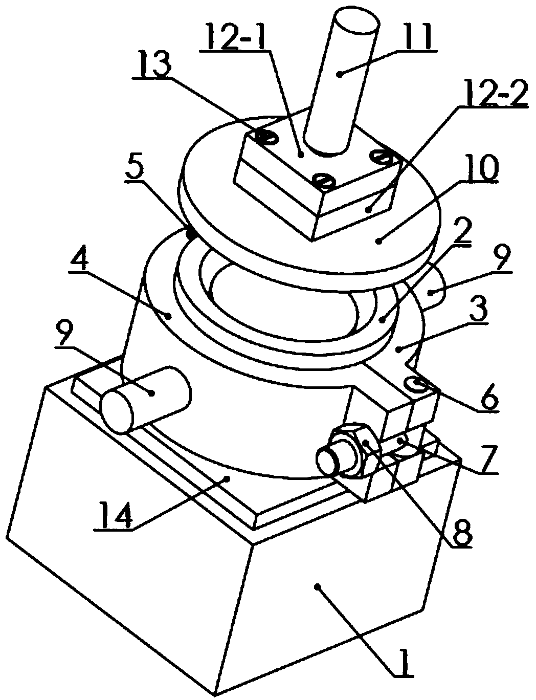 Device and method for testing interlaminar joint strength of pavement layers