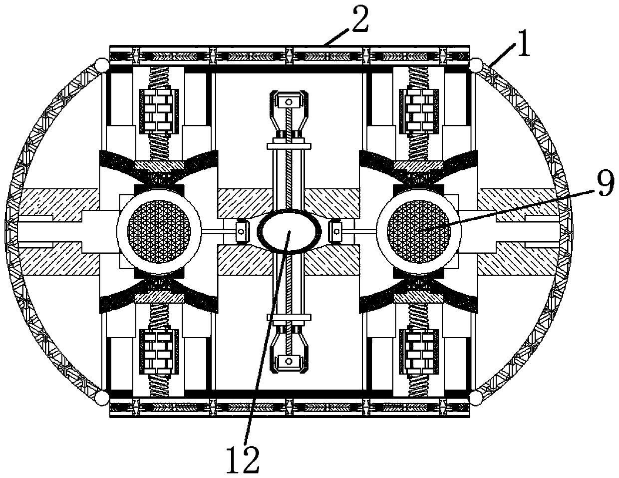 Water seepage textile roller capable of eliminating static electricity