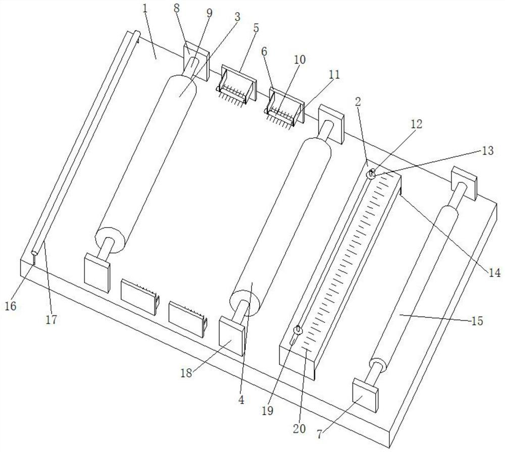 Edge cutting device for CPP film rolling