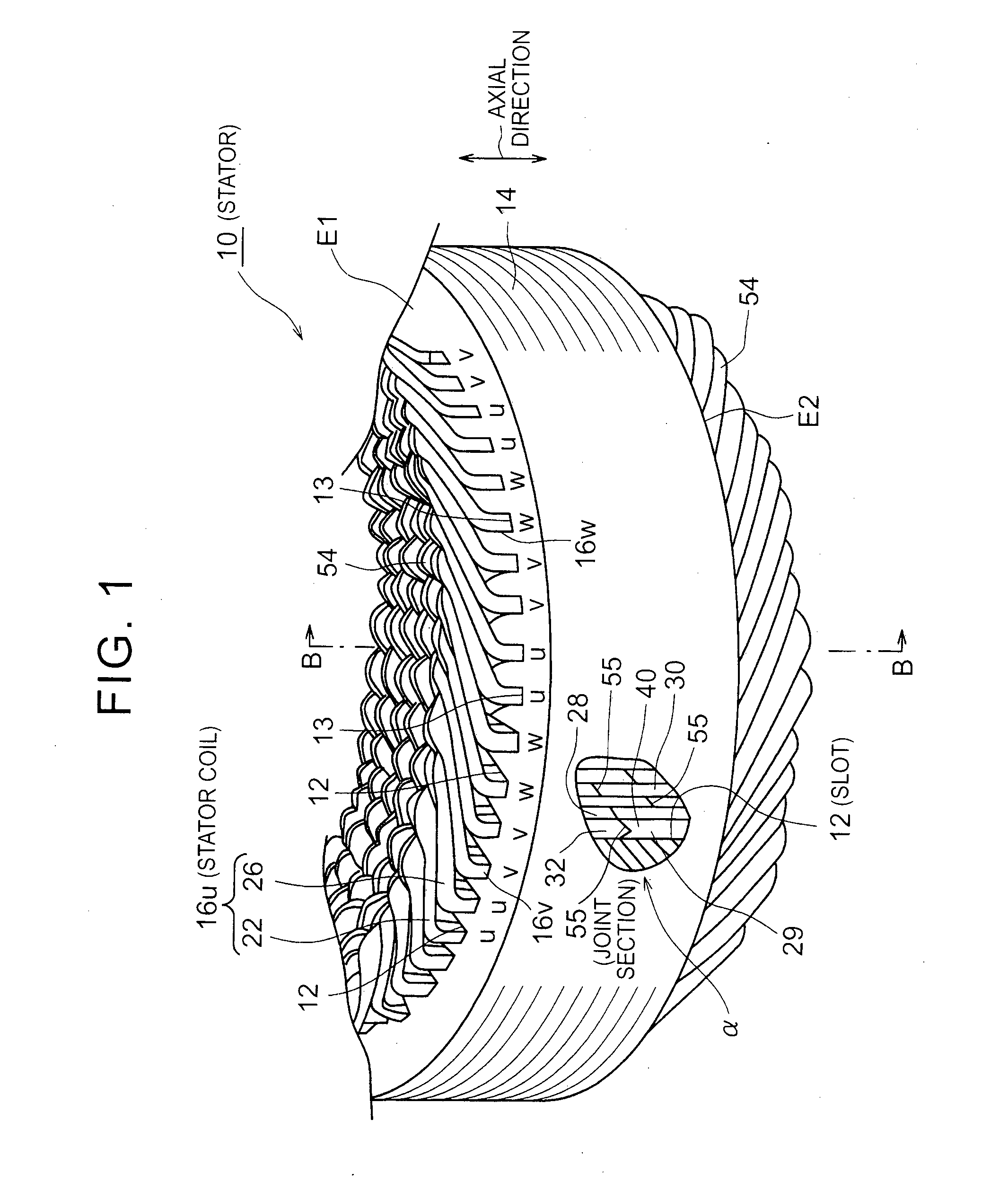 Stator for rotary electric machine and method for manufacturing the same