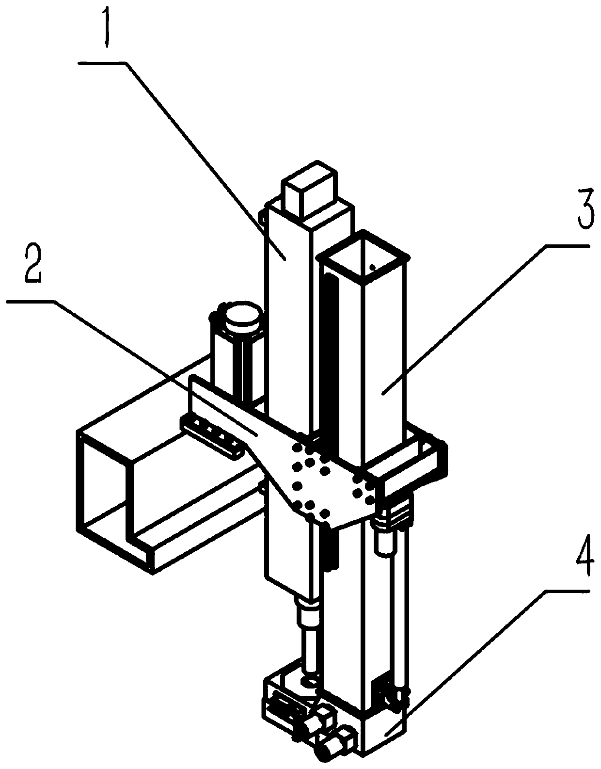 Dust removing mechanism used in machining process of foam milling machine