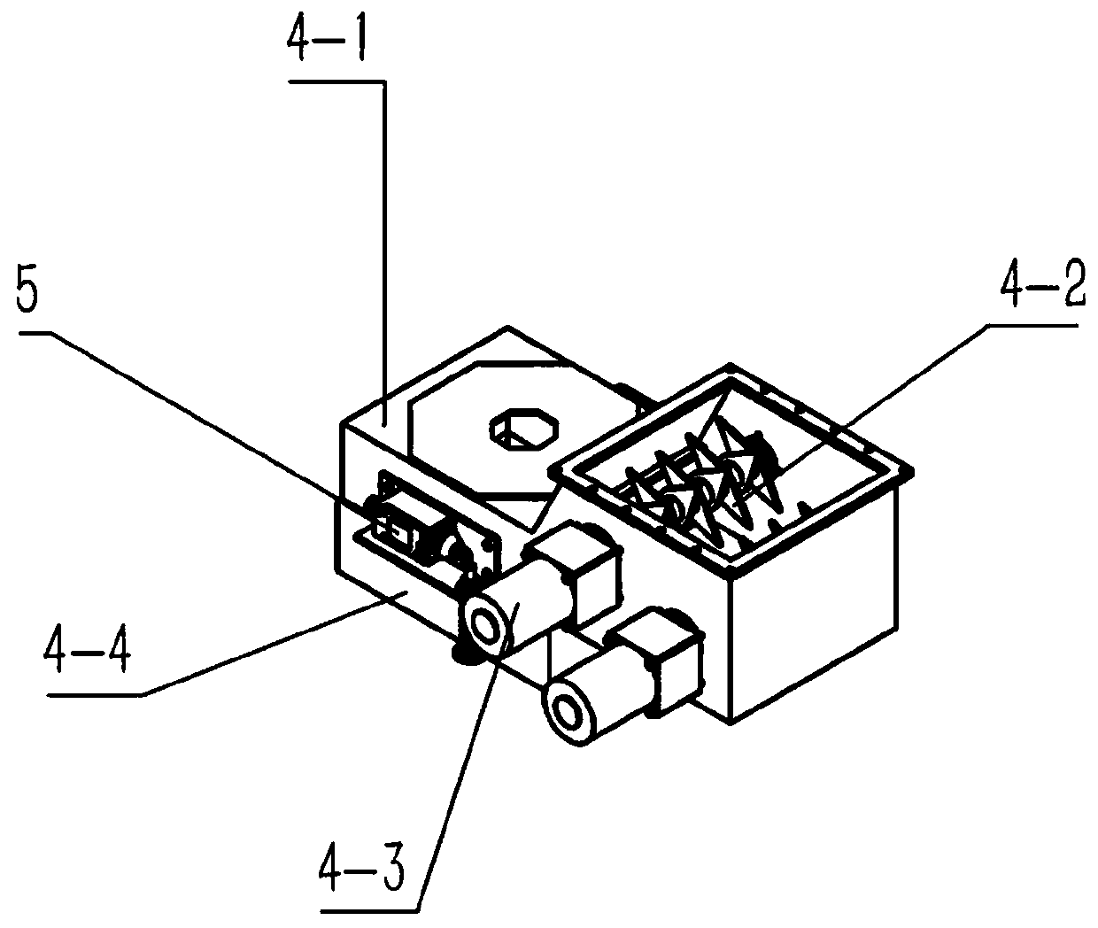 Dust removing mechanism used in machining process of foam milling machine