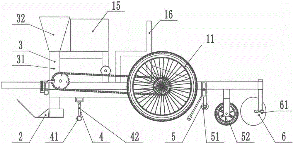 Automatic potato sowing machine