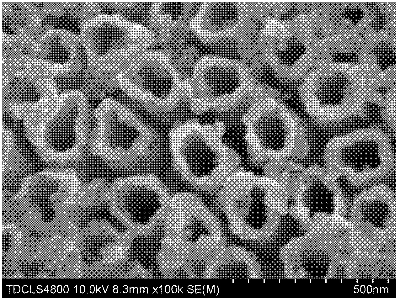 Titanium dioxide (TiO2) nanotube composite material and method for depositing SnSe/Ag nanoparticles