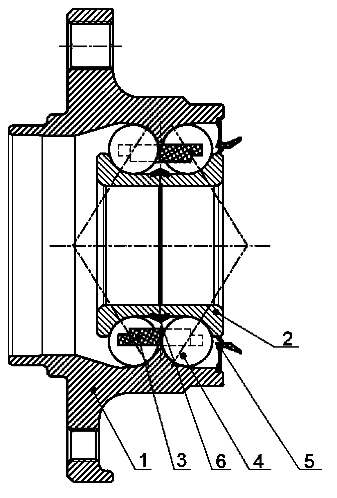 Angular contact ball bearing