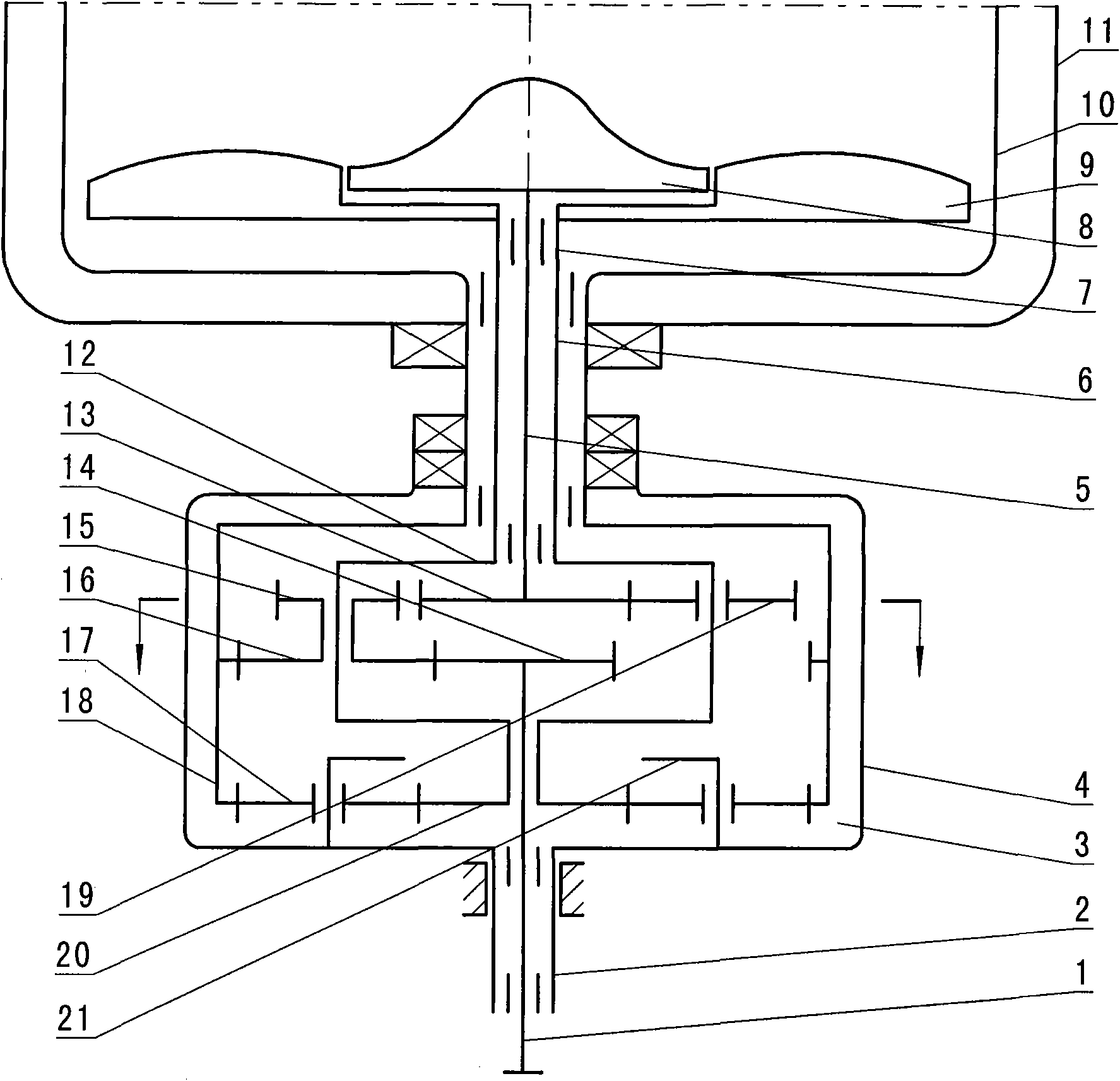 Triple-driving washer decelerating clutch and washer and washing mode thereof