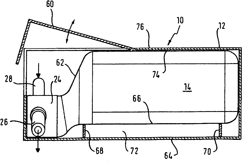 Device for introducing air and/or sealant into a tire