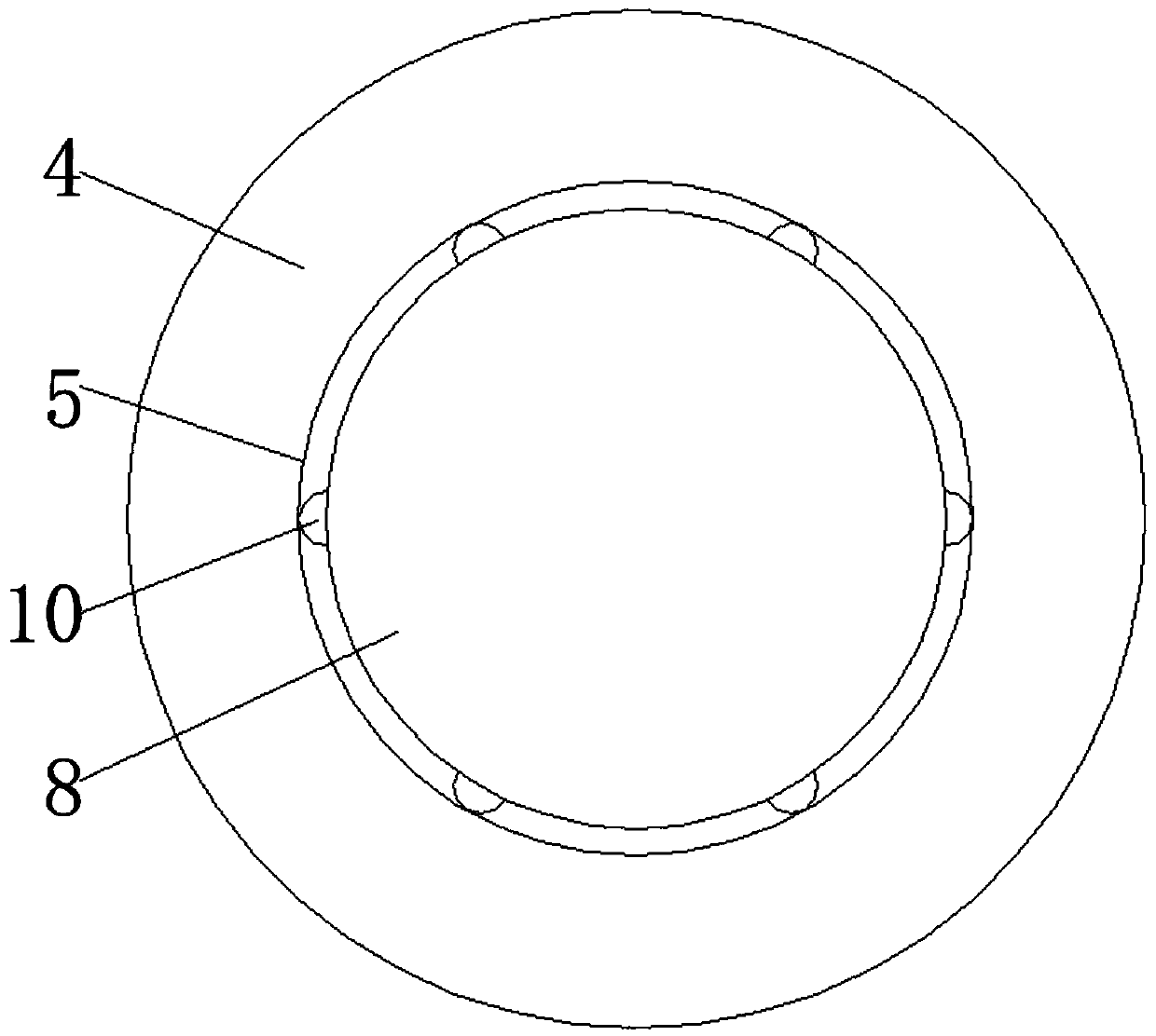 Pavement tamping device for highway engineering construction