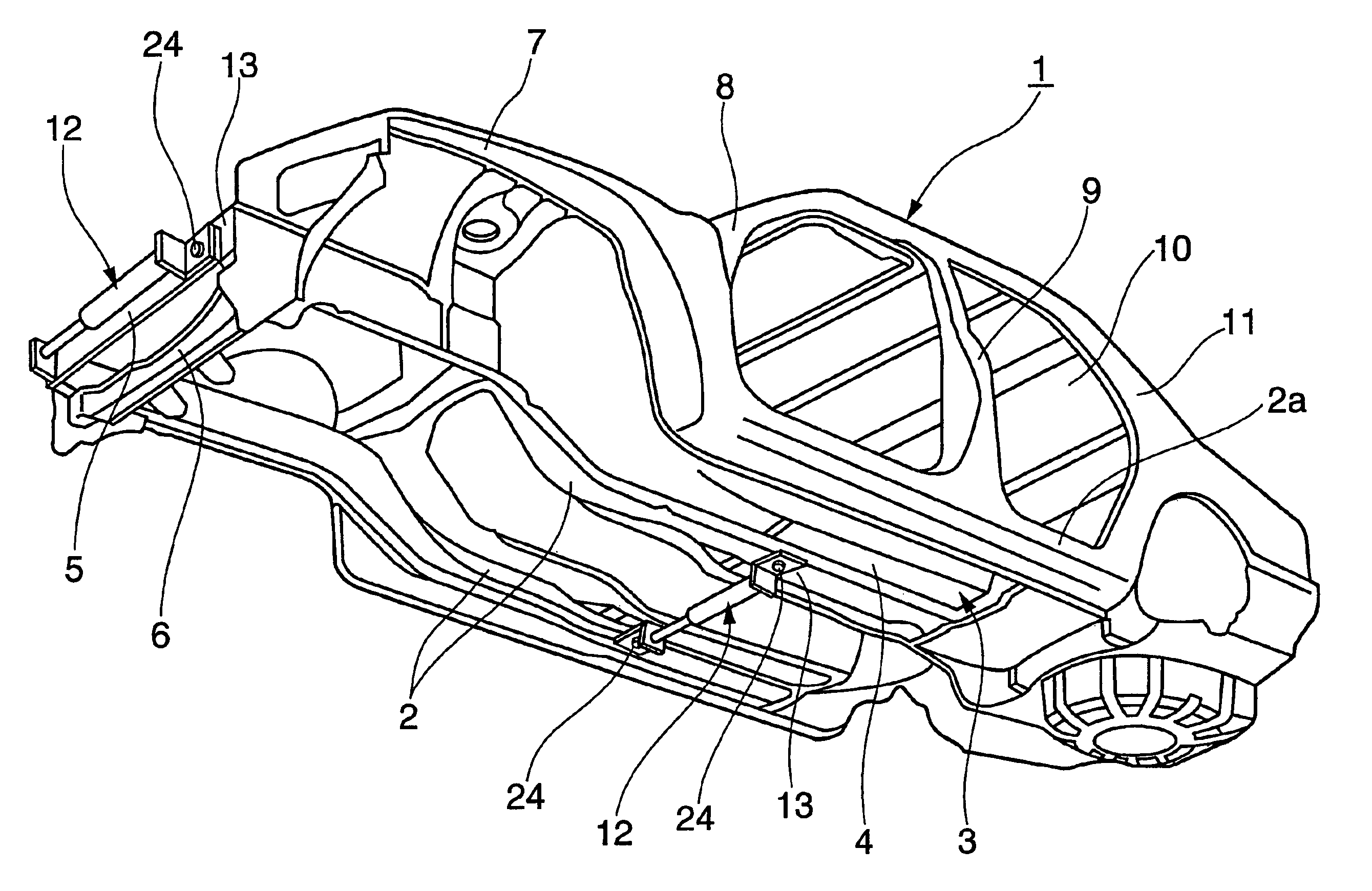 Reinforcement device for vehicle