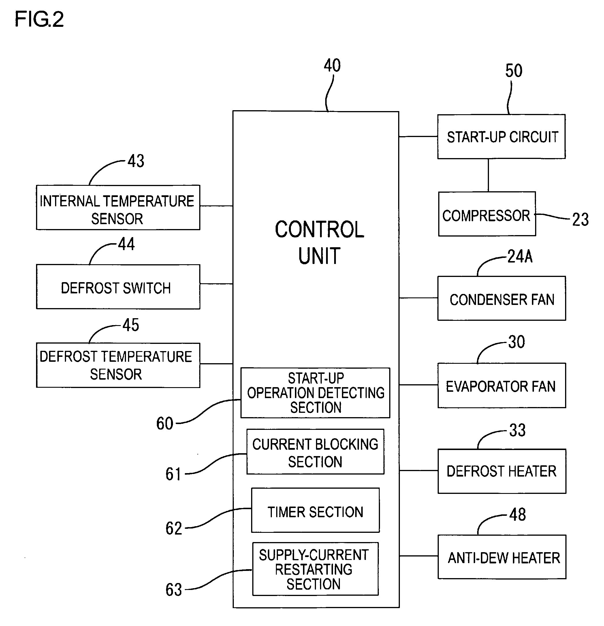 Cooling storage cabinet