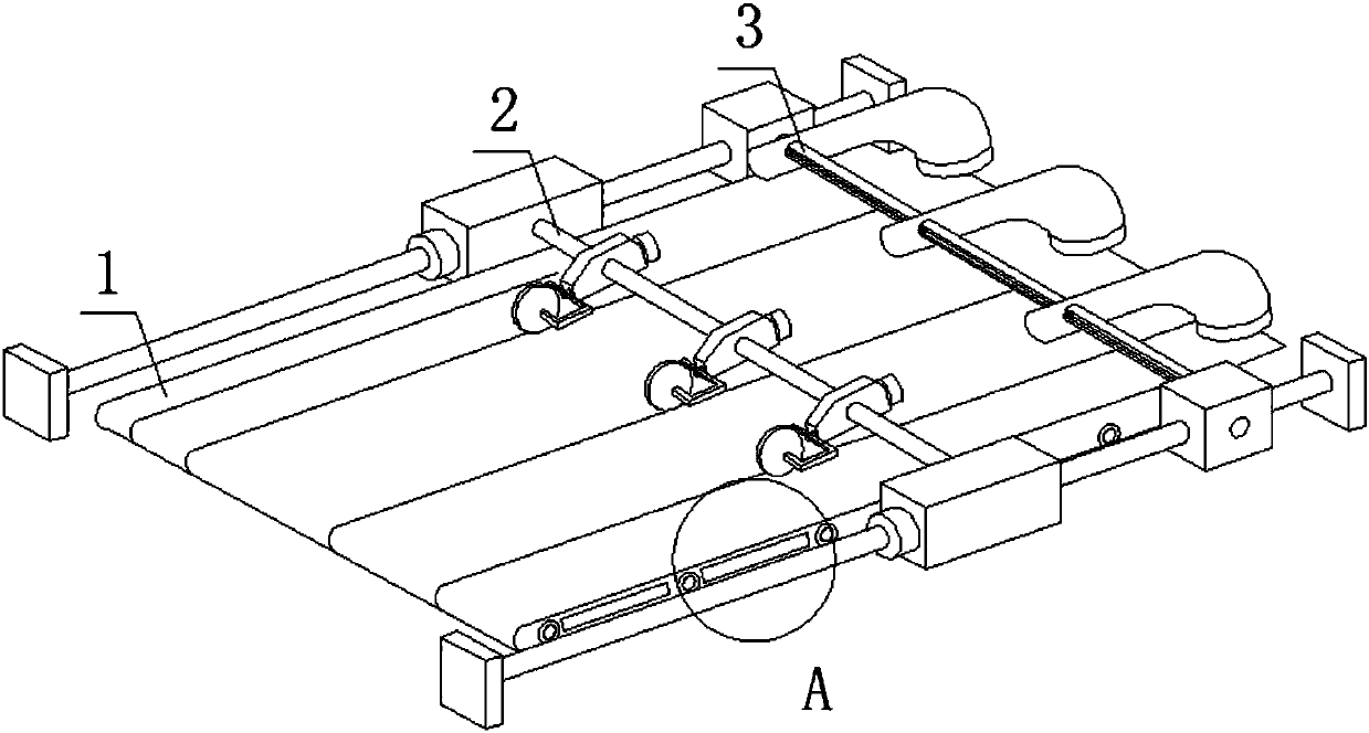 Cloth cutting and ironing device for garment manufacturing