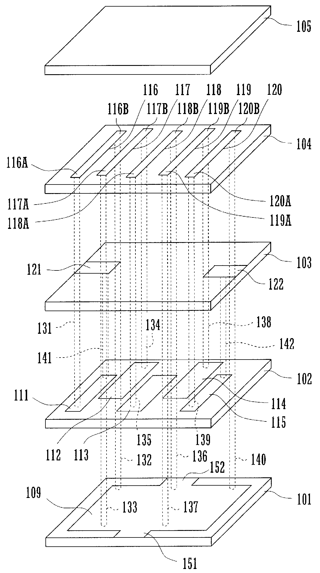 High frequency multilayer bandpass filter