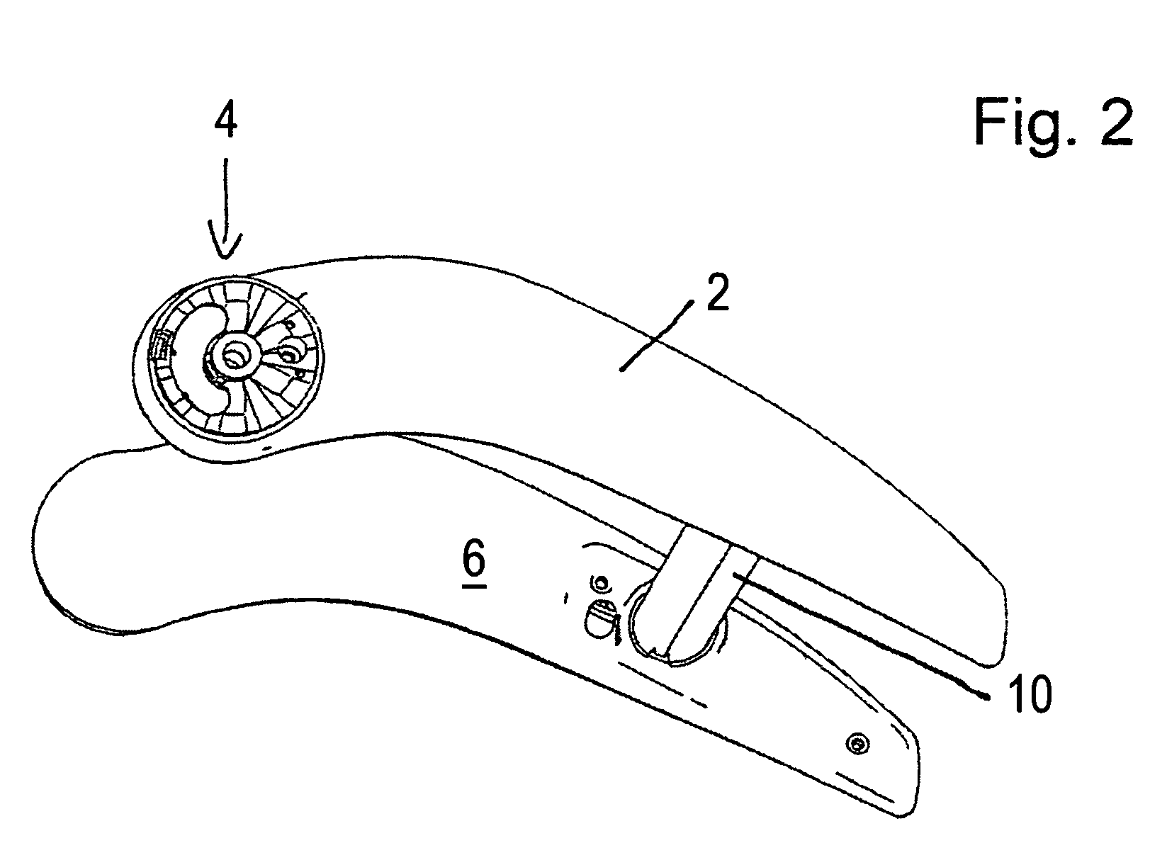 Vehicle mirror support assembly with cast brace