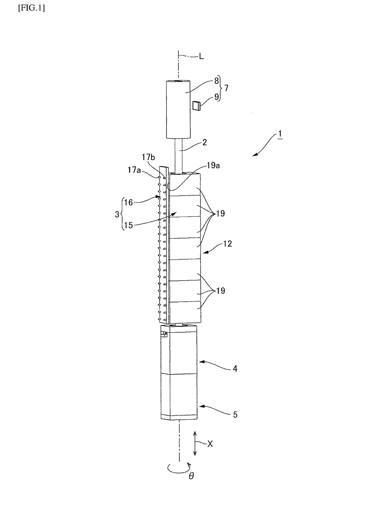 Linear motion and rotation drive apparatus