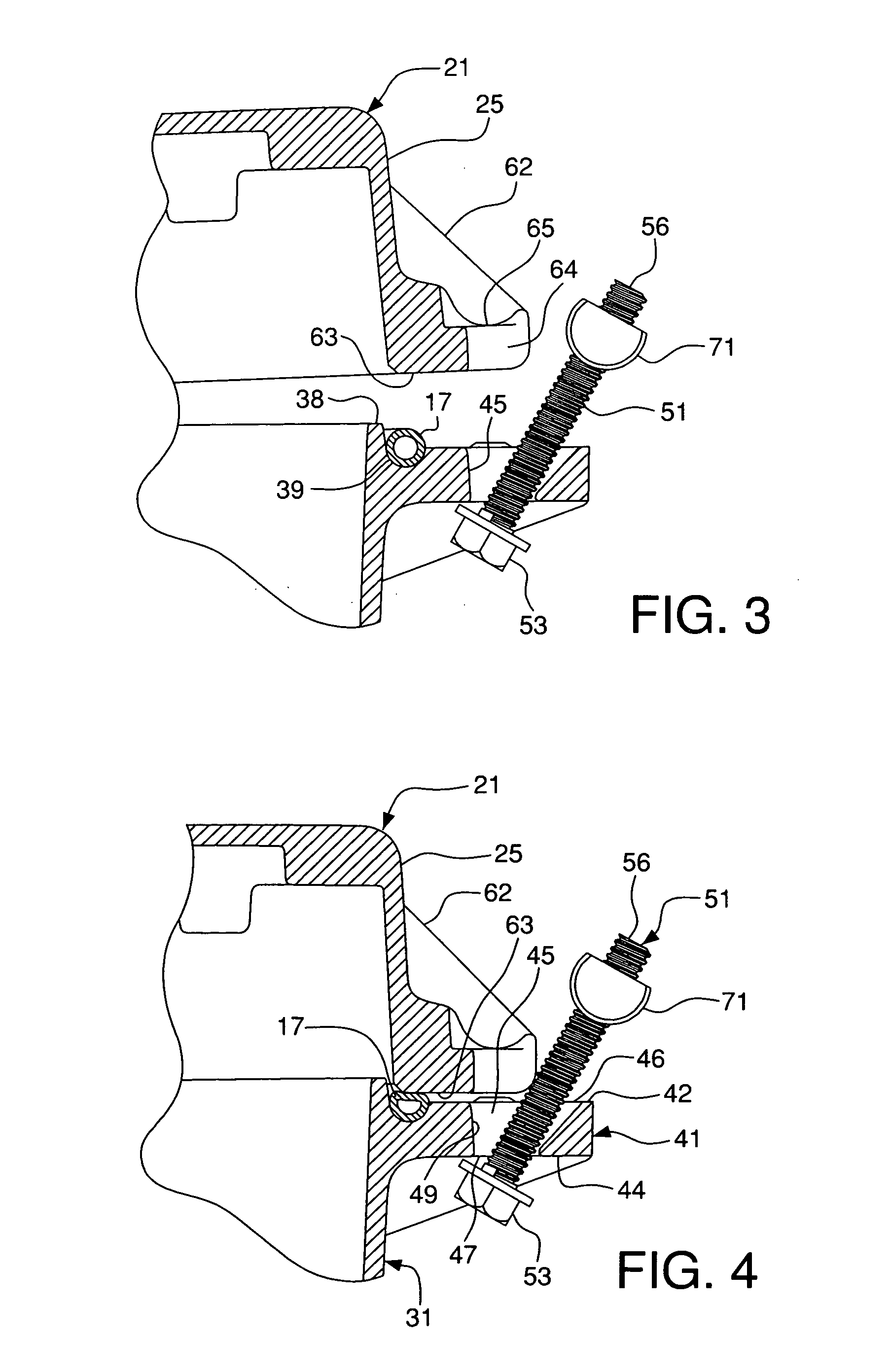 Locking assembly for ballast housing