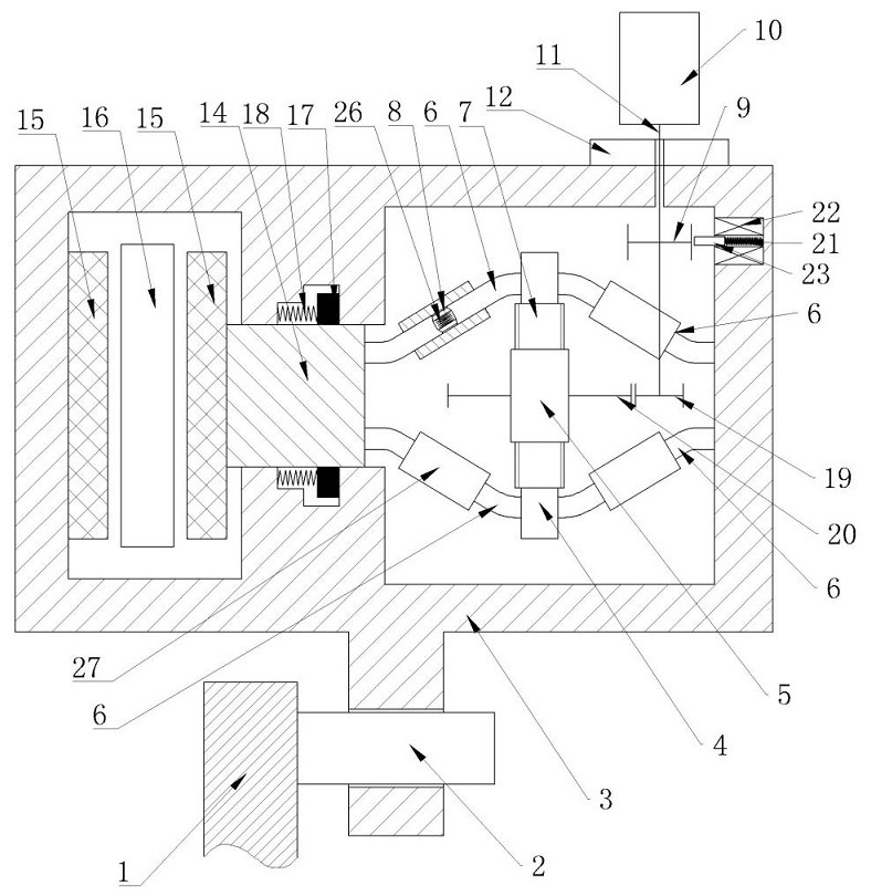 Electronic mechanical drive-by-wire brake with more stable transmission characteristic