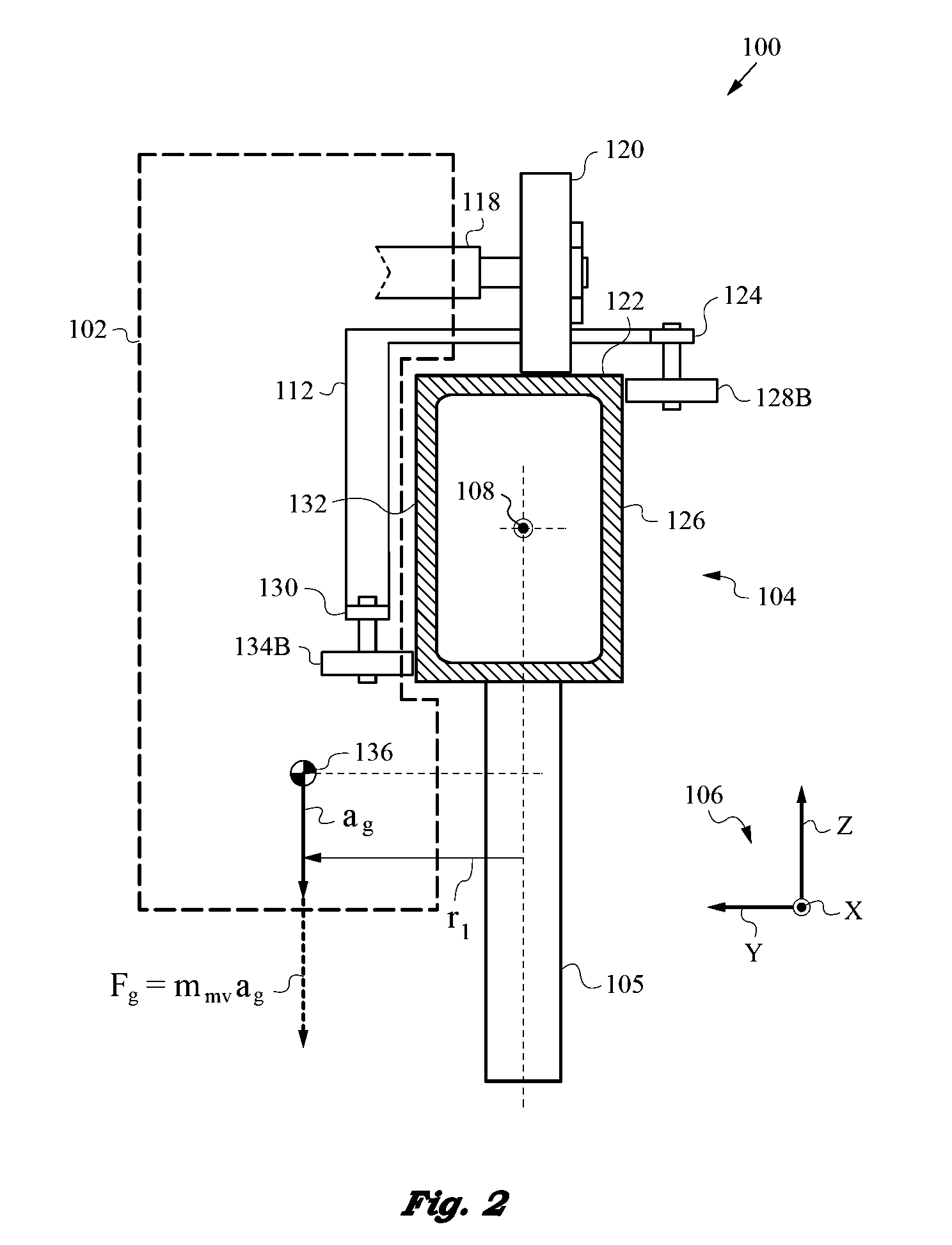 Monorail vehicle apparatus with gravity-controlled roll attitude and loading