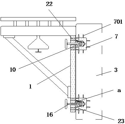 Anti-deviation fabricated bracket for building bridge construction