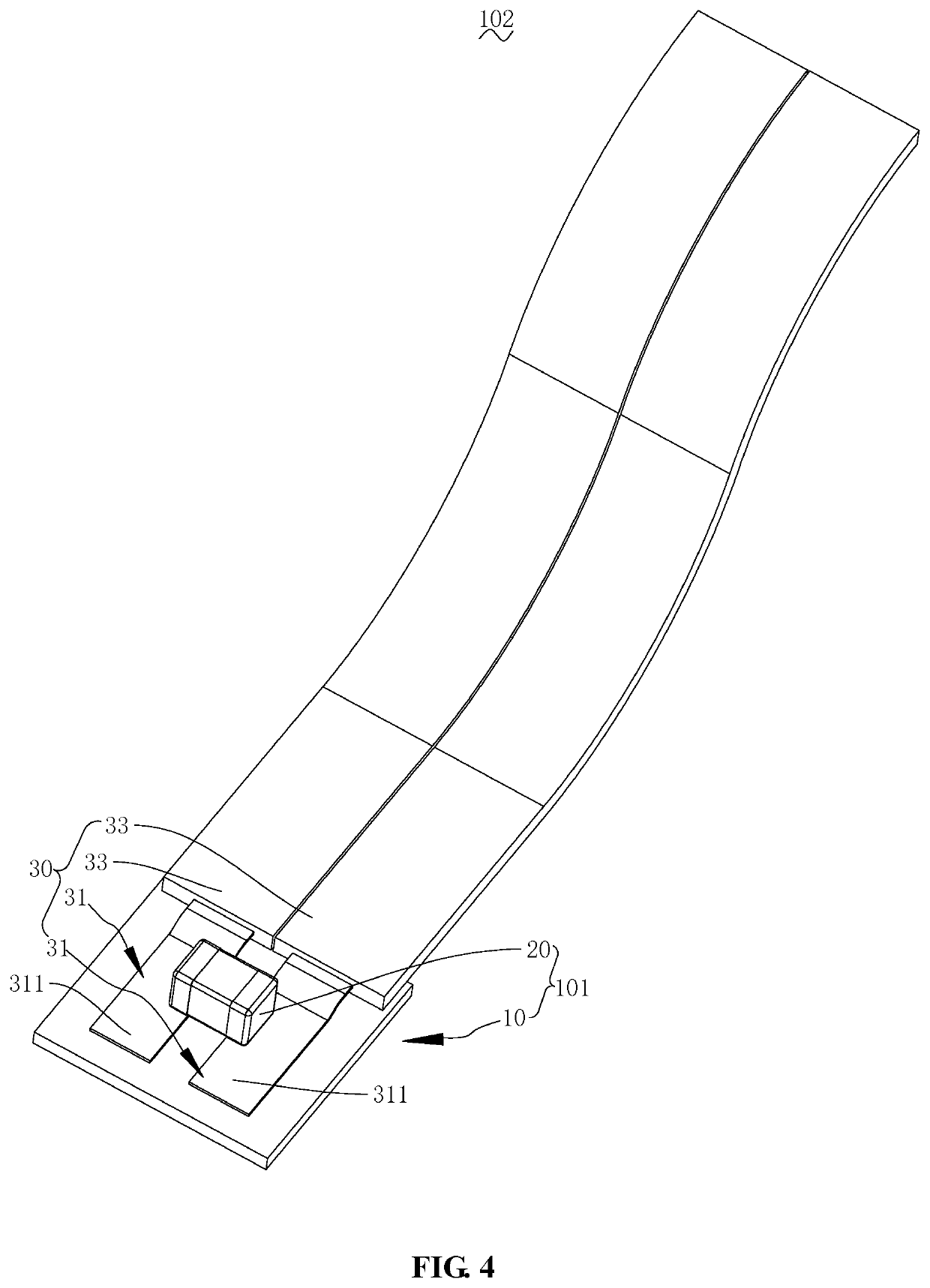 Temperature measuring assembly and electrical device