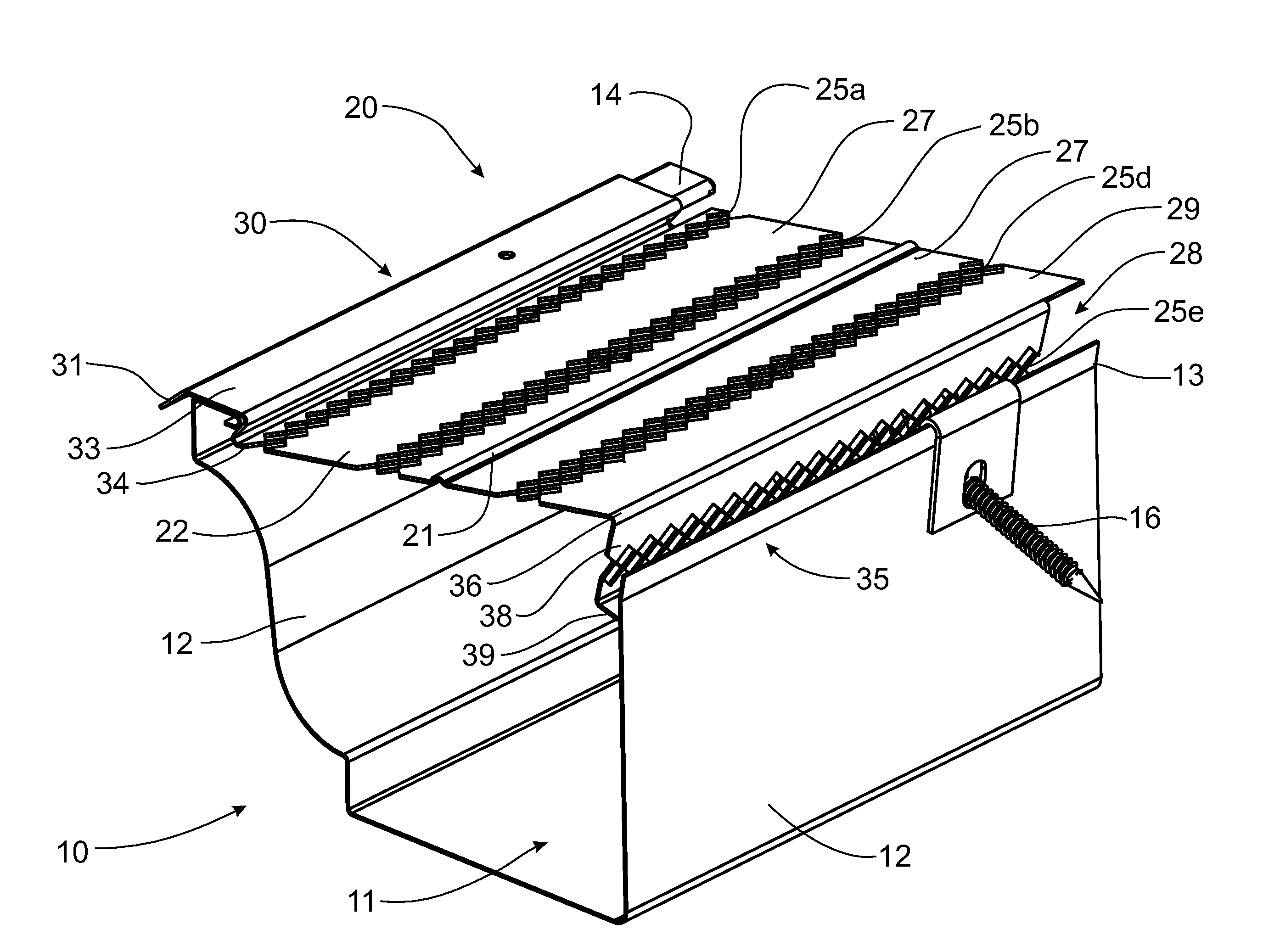 Expanded Metal Gutter Cover and Method of Installation